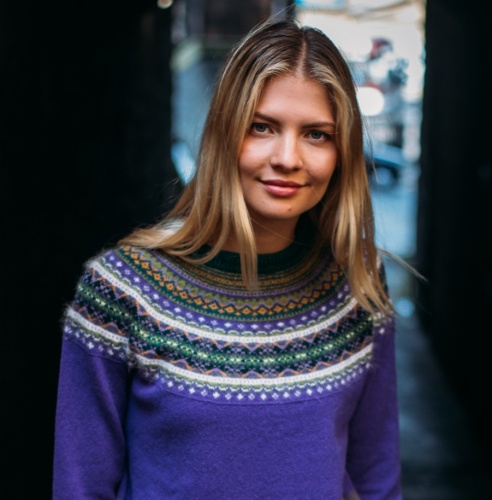 Eribe Short Alpine sweater Violetta  sizes S-XL